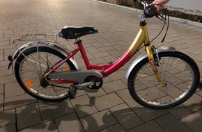 Polizeidirektion Landau: POL-PDLD: Wer vermisst sein Kinderfahrrad?