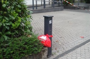 Polizeipräsidium Trier: POL-PPTR: Gemeinsame Pressemitteilung des Landgerichts Trier und des Polizeipräsidiums Trier: Herrenlose Tasche vor dem Landgericht sorgt für Aufregung