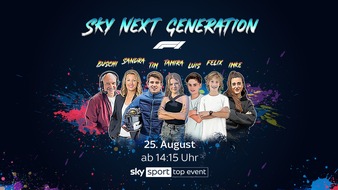 Sky Deutschland: Zurück aus der Sommerpause: Die Formel 1 mit dem Großen Preis der Niederlande samt Sky Next Generation live auf Sky Sport