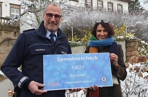 Polizeipräsidium Stuttgart: POL-S: Spende für den guten Zweck - Spendenaktion des Polizeipräsidiums