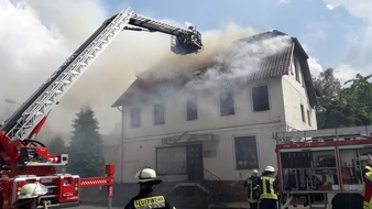 POL-CE: Unterlüß - Wohnhausbrand mit einem Todesopfer und einem Schwerverletzten