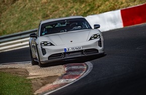 Porsche Schweiz AG: Nouveau record au Nürburgring pour la Porsche Taycan