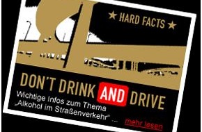 Polizeiinspektion Cuxhaven: POL-CUX: Folgenschwere Konsequenzen für Fahranfänger / Kampagne der Polizei gegen Alkohol am Steuer (Logo der Kampagne als Bilddownload in digitaler Pressemappe)