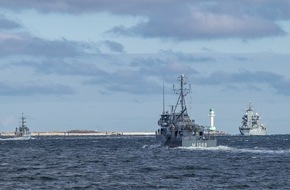 Presse- und Informationszentrum Marine: Deutsche Marine startet nationale Verbandsübung in der Ostsee