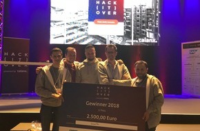 ControlExpert GmbH: Entwickler von ControlExpert erreichen 3ten Platz beim  "Hack it Over" in Hannover