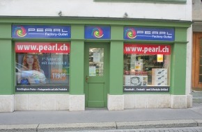 PEARL Schweiz GmbH: PEARL, der Trendsetter im Elektronikmarkt, eröffnet sein drittes Factory-Outlet in der Schweiz