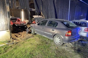 Polizeiinspektion Rockenhausen: POL-PIROK: Verkehrsunfall mit verletzter Person und Kind in PKW