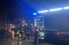 Feuerwehr Minden: FW Minden: Bilanz von Sturmtief Zoltan