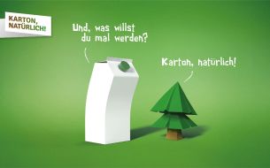 Fachverband Kartonverpackung für flüssige Nahrungsmittel e.V.: "Karton, natürlich": Getränkekartonhersteller starten Informationskampagne