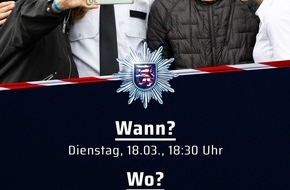 Polizeipräsidium Südosthessen: POL-OF: Save the date: "Traumberuf Polizei" - Bring Deine Eltern mit!