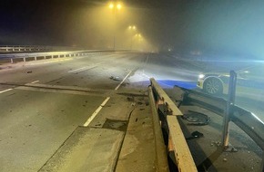 Polizeipr&auml;sidium Trier: POL-PPTR: Verkehrsunfallflucht Konrad-Adenauer-Br&uuml;cke