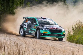 EKO Akropolis-Rallye Griechenland: Škoda Crews peilen Top-Positionen im WRC2-Klassement an