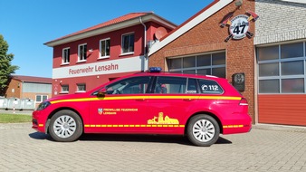 Kreisfeuerwehrverband Ostholstein: FW-OH: Feuerwehr Lensahn: Großzügige Schenkung eines Fahrzeugs für die Feuerwehr Lensahn stärkt die Sicherheit unserer Gemeinde