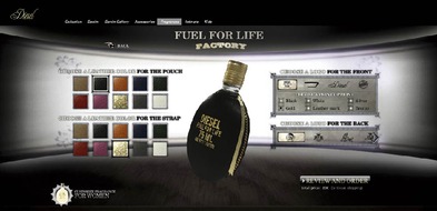 L'ORÉAL Deutschland GmbH: Diesel eröffnet den ersten Shop für custom-made Parfums im Internet / 
20.000 persönliche Flakons für schnelle Fuel For Life Fans