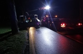 Polizeiinspektion Hameln-Pyrmont/Holzminden: POL-HM: Verkehrsunfall auf der B442 zwischen Hachmühlen und Brullsen