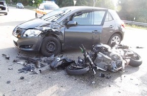 Polizeidirektion Kaiserslautern: POL-PDKL: Schwerer Verkehrsunfall an der Einmündung Ramsteiner Straße/L 356