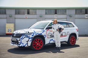 Neuer SKODA KODIAQ RS fährt Rekordrunde auf dem Nürburgring