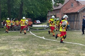Freiwillige Feuerwehr Lehrte: FW Lehrte: Moorwettkämpfe der Lehrter Feuerwehren mit Heiratsantrag