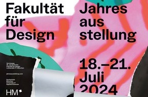 Hochschule München: Presseeinladung: REVEAL – Jahresausstellung der Fakultät für Design HM