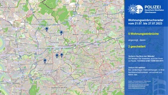 Polizeipräsidium Oberhausen: POL-OB: Wohnungseinbruchsradar