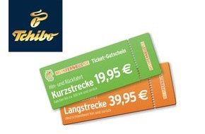 Tchibo GmbH: Mit Tchibo kreuz und quer durch Deutschland: Fernbus-Tickets zum Sonderpreis (FOTO)