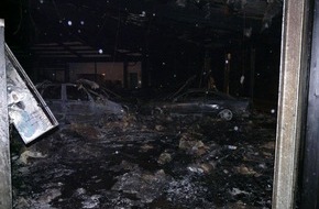 Polizeiinspektion Harburg: POL-WL: Millionenschaden durch Brand im Autohaus