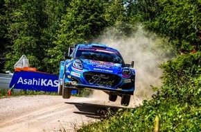 Ford-Werke GmbH: M-Sport Ford kämpft sich bei der Rallye Estland nach Pech schnell und eindrucksvoll zurück in die Punkteränge