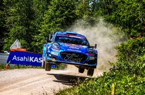 Ford-Werke GmbH: M-Sport Ford kämpft sich bei der Rallye Estland nach Pech schnell und eindrucksvoll zurück in die Punkteränge