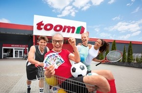 toom Baumarkt GmbH: toom ist erstmals Partner der REWE Erfolgsaktion Scheine f&uuml;r Vereine / Ab 7. September Vereinsscheine sammeln und Amateur-Sportvereine unterst&uuml;tzen