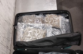 Hauptzollamt München: HZA-M: 70 Kilogramm Marihuana im Reisegepäck - Rauschgift bei Röntgenkontrolle entdeckt