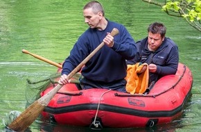 Feuerwehr Mülheim an der Ruhr: FW-MH: Feuerwehr Mülheim rettet Eisvogel. #fwmh