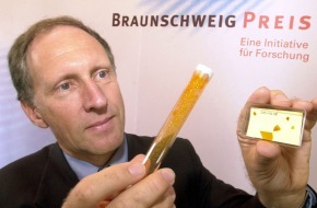 Stadt Braunschweig: Braunschweig Preis 2001:Computerchips künftig aus organischem
Material ? / Internationales Forscherteam erhält 100 000-DM-Preis