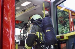 Freiwillige Feuerwehr Hünxe: FW Hünxe: Müllbrand an Neujahr