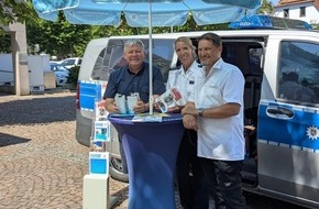 Polizeipräsidium Südhessen: POL-DA: Fürth: Hessenweite Sommerkampagne zum Thema Einbruchschutz/Polizei und Bürgermeister beraten und geben Tipps