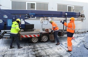 BG BAU Berufsgenossenschaft der Bauwirtschaft: Gesund durch den Winter / Bauen bei Schnee und kalter Witterung