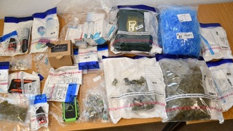 Polizeiinspektion Stade: POL-STD: Stade: Bandenmäßiger Handel mit Betäubungsmitteln - Polizei durchsuchte sieben Objekte