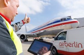 Air Berlin PLC: airberlin technik heißt American Airlines als neuen Kunden in Düsseldorf willkommen (BILD)