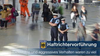 Bundespolizeidirektion München: Bundespolizeidirektion München: Einmal zu oft geklaut -
Staatsanwaltschaft entschied auf Richtervorführung