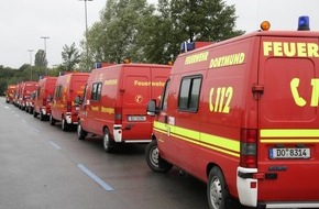Feuerwehr Essen: FW-E: Übung mit acht ABC-Erkunderfahrzeugen aus den Regierungsbezirken Arnsberg und Düsseldorf in Essen