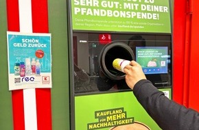 Kaufland: Pflegeprodukt trifft Pfandautomat: reo testet Rückgabe von Naturkosmetikverpackungen bei Kaufland und VollCorner