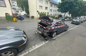 Polizeipräsidium Nordhessen - Kassel: POL-KS: Nächtlicher BMW-Brand in Schäfergasse: Kripo ermittelt wegen Brandstiftung und sucht Zeugen