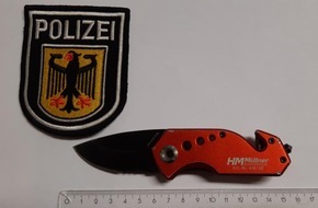 Bundespolizeidirektion Sankt Augustin: BPOL NRW: Mit Messer im Hauptbahnhof "chillen" - Bundespolizei kontrolliert bewaffneten 21-Jährigen