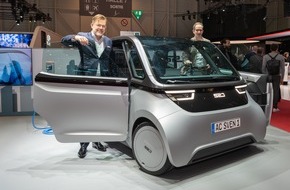 NEW AG: NEW und Share2Drive präsentieren SVEN auf dem Genfer Autosalon