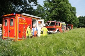 Freiwillige Feuerwehr Werne: FW-WRN: ABC-Einsatz nach explodiertem Mess-Ofen