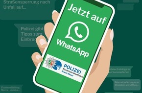 Kreispolizeibehörde Wesel: POL-WES: Wesel- Kreispolizeibehörde Wesel jetzt mit eigenem WhatsApp-Kanal