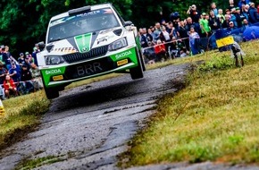 Skoda Auto Deutschland GmbH: SKODA AUTO Deutschland Duo Kreim/Christian in Tschechien auf Podestkurs (FOTO)