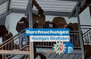 Polizei Mettmann: POL-ME: Polizei und Justiz verfolgen weiter konsequent Hooligan-Straftaten - Zahlreiche Durchsuchungen in NRW nach Massenschlägereien in Oberhausen - auch in Heiligenhaus - Heiligenhaus - 1912067