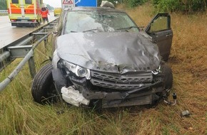 Polizeiinspektion Delmenhorst / Oldenburg - Land / Wesermarsch: POL-DEL: Autobahnpolizei Ahlhorn: Verkehrsunfall mit hohem Sachschaden und zwei Verletzten auf der Autobahn 1 in Großenkneten