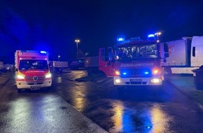 Freiwillige Feuerwehr H&uuml;nxe: FW H&uuml;nxe: Medizinischer Notfall auf Rastplatz