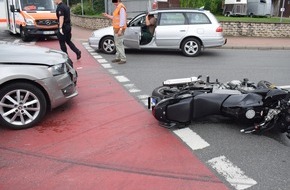 Polizeiinspektion Nienburg / Schaumburg: POL-NI: Stadthagen-Motorradfahrer nach Unfall schwer verletzt